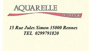 aquarelle decoration