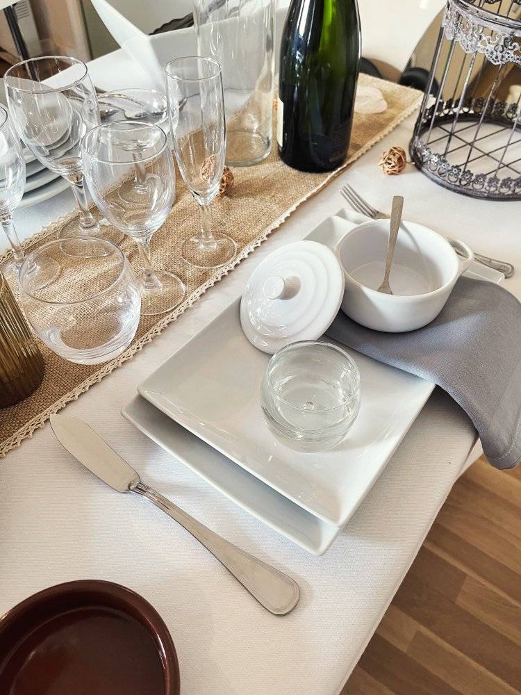 assiette rectangle